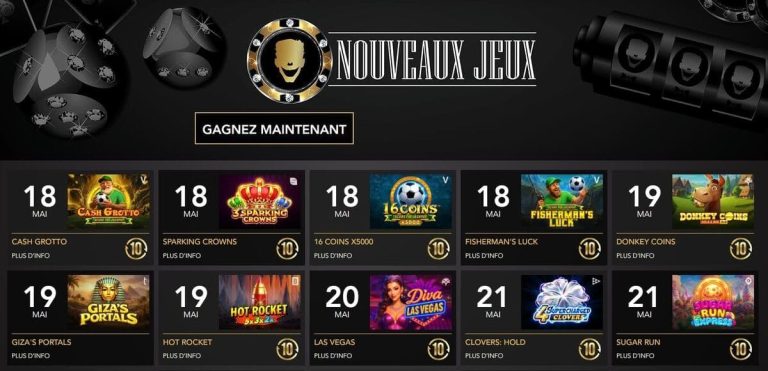 Joka Casino nouveaux jeux